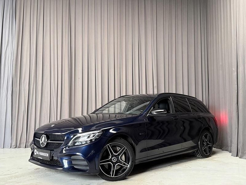 Brugt Mercedes C300 AMG line 306 HK (225 kW) 2021 Mørkblåmetal Stationcar