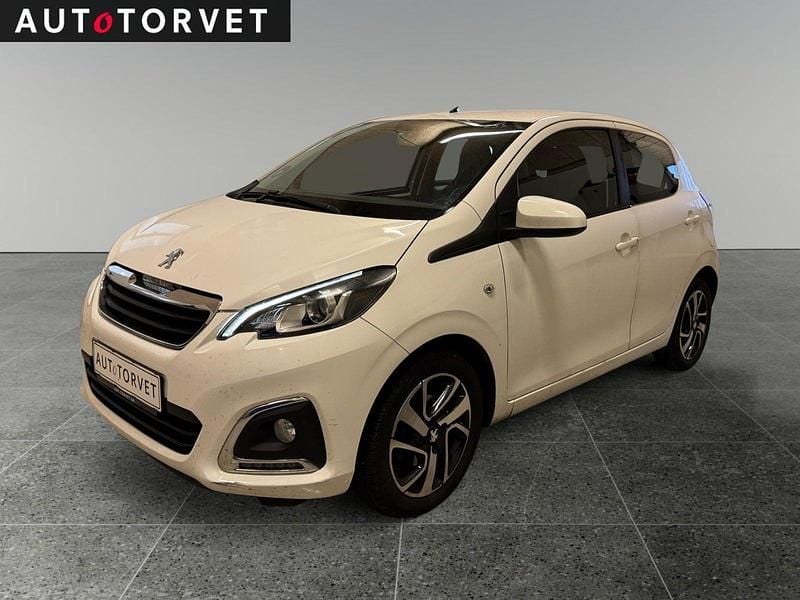 Hvid Brugt 2018 Peugeot 108 Allure Hatchback | 49.700 kr. (Super pris) - Billede 1/4