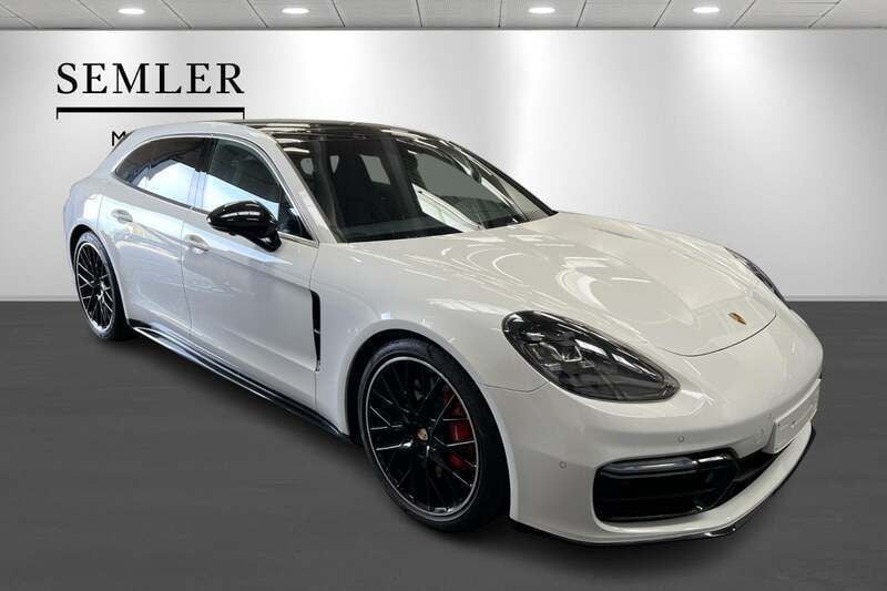 Hvid Brugt 2021 Porsche Panamera 4 Sport Turismo Sedan | 545.000 kr. - Billede 1/4