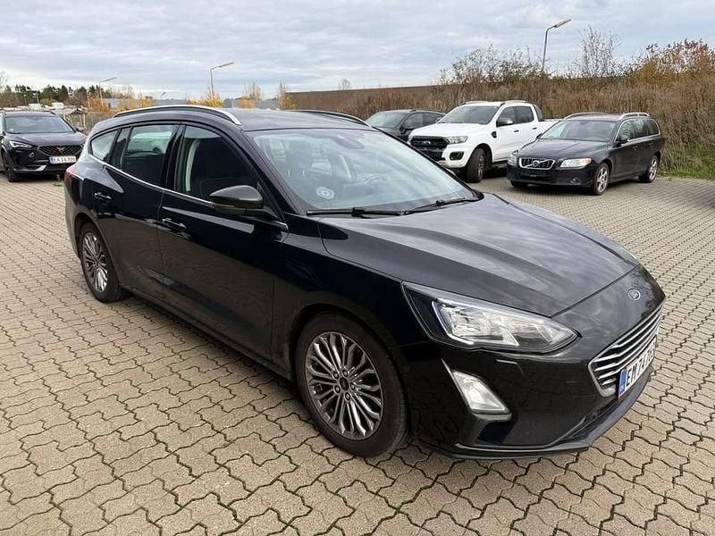 Brugt Ford Focus Titanium 125 HK (91 kW) 2020 Sort Stationcar