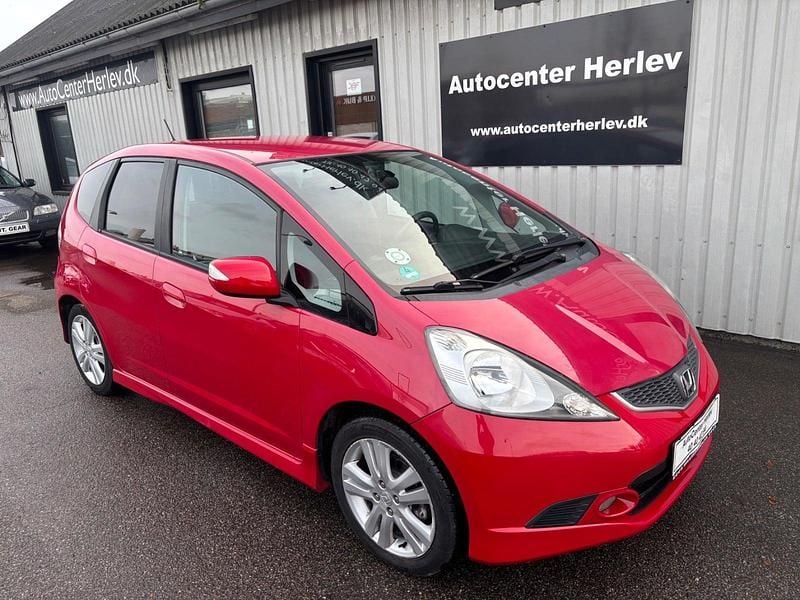 Rød Brugt 2009 Honda Jazz Sport Hatchback | 39.900 kr. - Billede 1/4