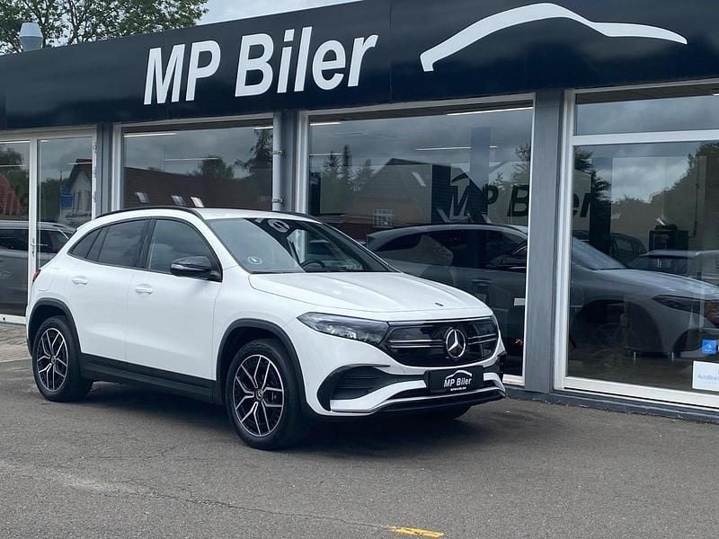 Hvid Brugt 2023 Mercedes EQA250 AMG line SUV | 279.700 kr. (God pris) - Billede 1/4