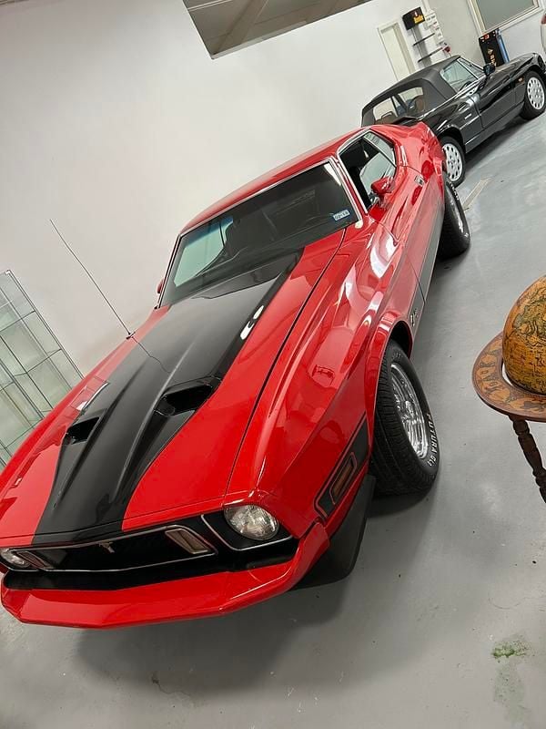 Grå Brugt 1972 Ford Mustang Mach 1 | 265.000 kr. - Billede 1/4