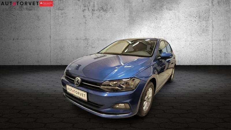 Blåmetal Brugt 2019 VW Polo Highline Hatchback | 144.700 kr. (God pris) - Billede 1/4