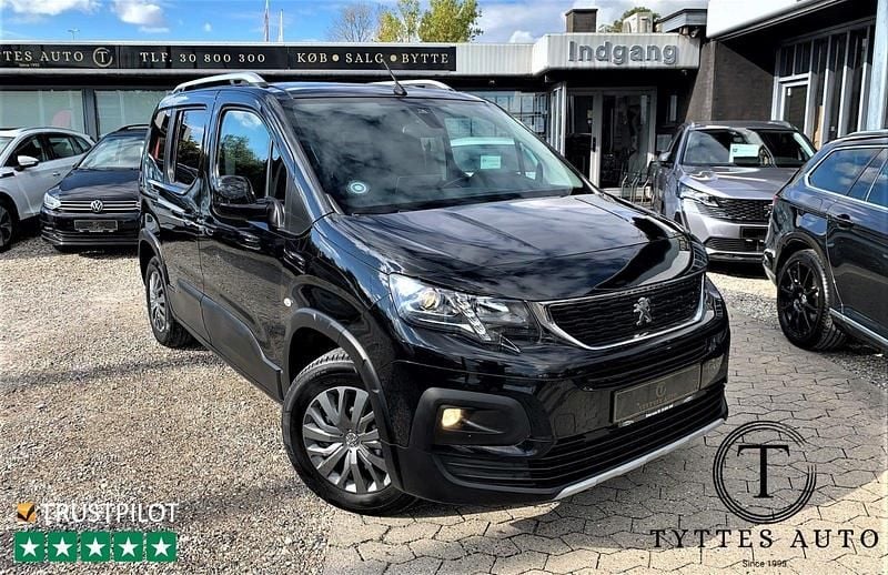 Sort Brugt 2019 Peugeot Rifter Allure MPV | 149.800 kr. - Billede 1/4