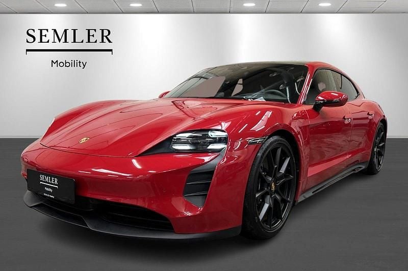 Rød Brugt 2023 Porsche Taycan Performance Package Stationcar | 479.900 kr. - Billede 1/4