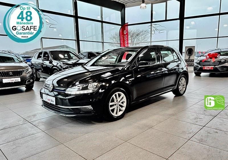 Sortmetal Brugt 2018 VW Golf VII Comfortline Hatchback | 109.700 kr. (God pris) - Billede 1/4