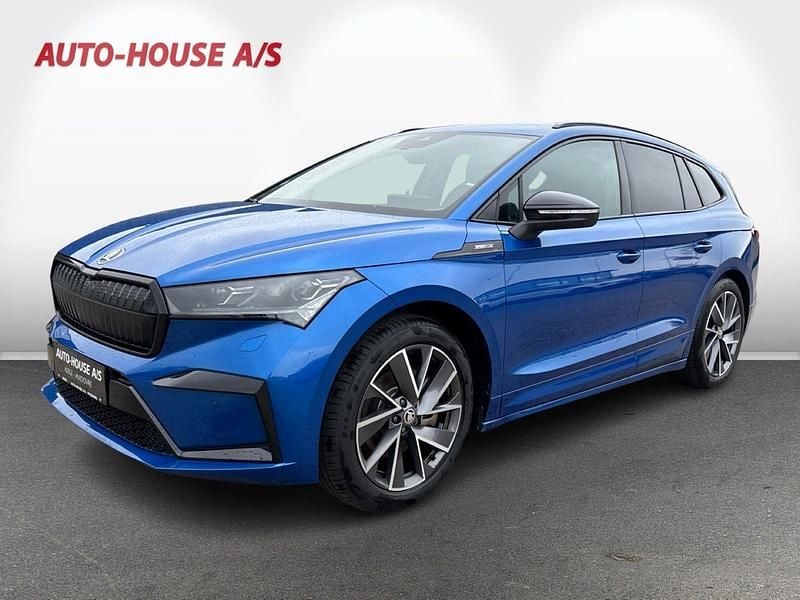 Blå Brugt 2022 Skoda Enyaq iV SportLine SUV | 269.990 kr. (Fair pris) - Billede 1/4