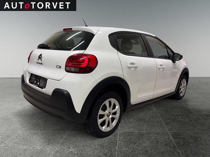 Brugt Citroën C3 PureTech 82 HK (60 kW) 2020 Hvid Hatchback