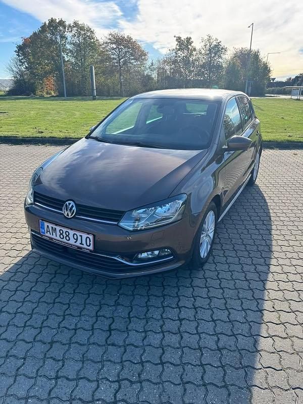 Brugt VW Polo Highline 110 HK (80 kW) 2014 Brun Hatchback