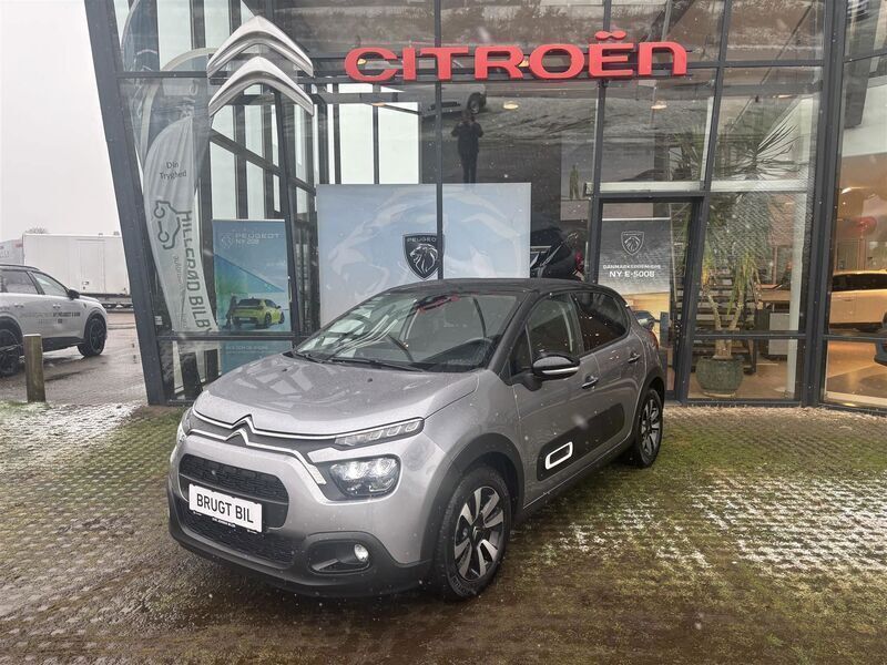 Grå artense metallic Brugt 2023 Citroën C3 Attraction Hatchback | 159.900 kr. (Dyr) - Billede 1/4