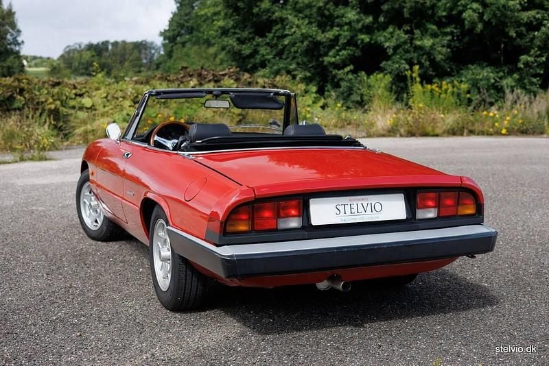 Brugt Alfa Romeo Spider 1988 Rød Cabriolet