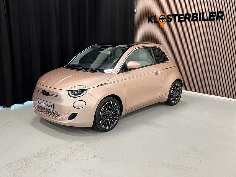 Lyserødmetal Brugt 2023 Fiat 500e La Prima | 159.700 kr. (Fair pris) - Billede 1/4