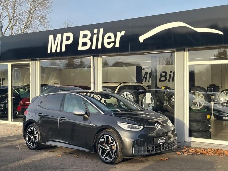 Sort Brugt 2020 VW ID.3 Pro Performance Hatchback | 149.700 kr. (God pris) - Billede 1/4