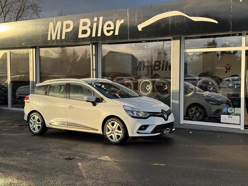 Hvidmetal Brugt 2018 Renault Clio GrandTour Zen Stationcar | 94.900 kr. (Lidt for dyr) - Billede 1/4