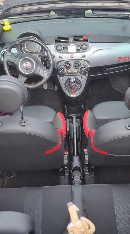 Brugt Fiat 500C 105 HK (77 kW) 2014 Sort Cabriolet