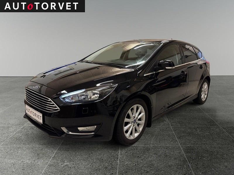 Sort Brugt 2016 Ford Focus Titanium Hatchback | 69.700 kr. (God pris) - Billede 1/4
