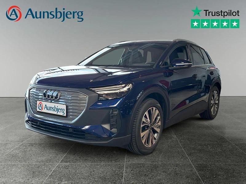 Blå metal Ny 2024 Audi Q4 e-tron SUV | 339.500 kr. (Fair pris) - Billede 1/4