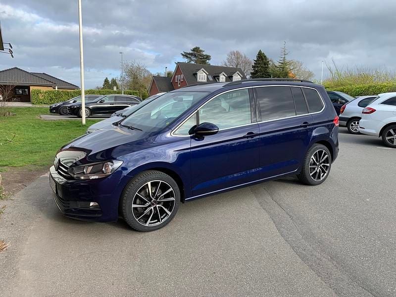 Blå Brugt 2019 VW Touran Comfortline MPV | 187.400 kr. (Super pris) - Billede 1/1