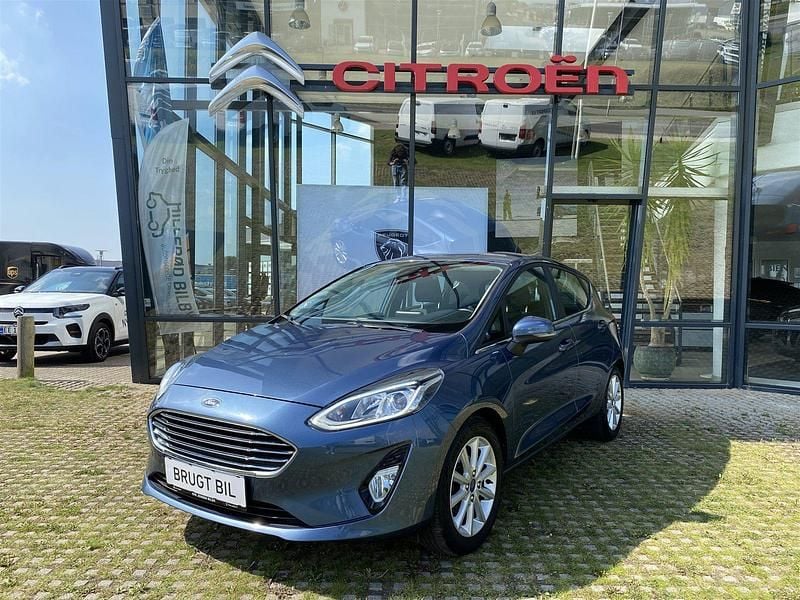 Blå Brugt 2020 Ford Fiesta Titanium X Hatchback | 119.900 kr. (Super pris) - Billede 1/4