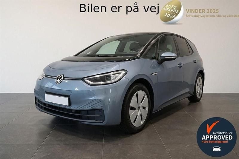 Blå Brugt 2021 VW ID.3 Pro Performance Hatchback | 122.400 kr. (God pris) - Billede 1/4