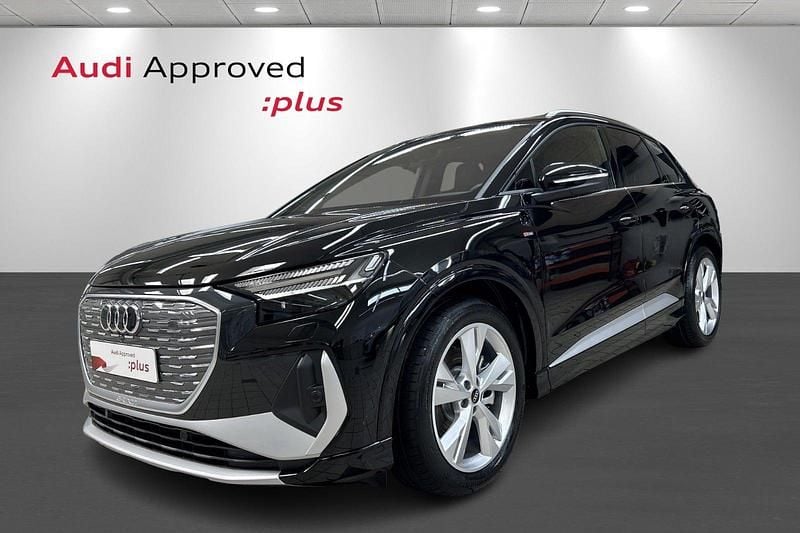 Sortmetal Brugt 2025 Audi Q4 e-tron S-Line SUV | 449.900 kr. (Dyr) - Billede 1/4