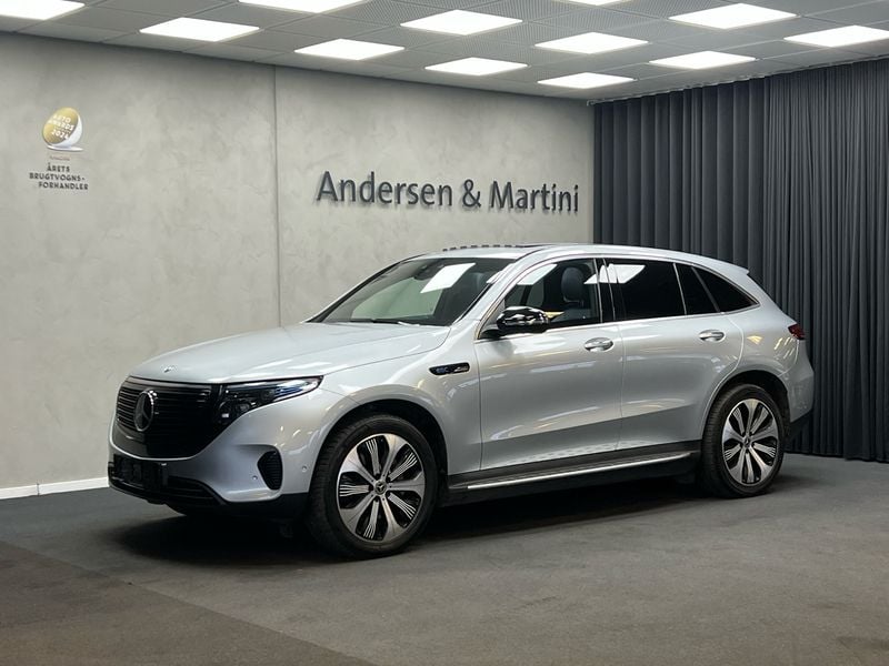 Sølvmetal Brugt 2019 Mercedes EQC400 Edition 1 SUV | 338.900 kr. (Super pris) - Billede 1/4