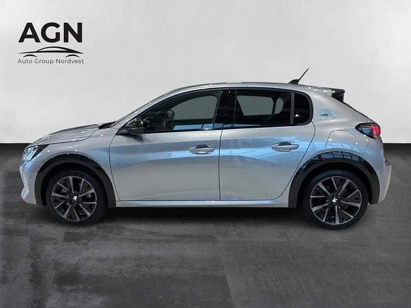 Brugt Peugeot e-208 GT 100 kW (136 HK) 2023 Sølvmetal Hatchback