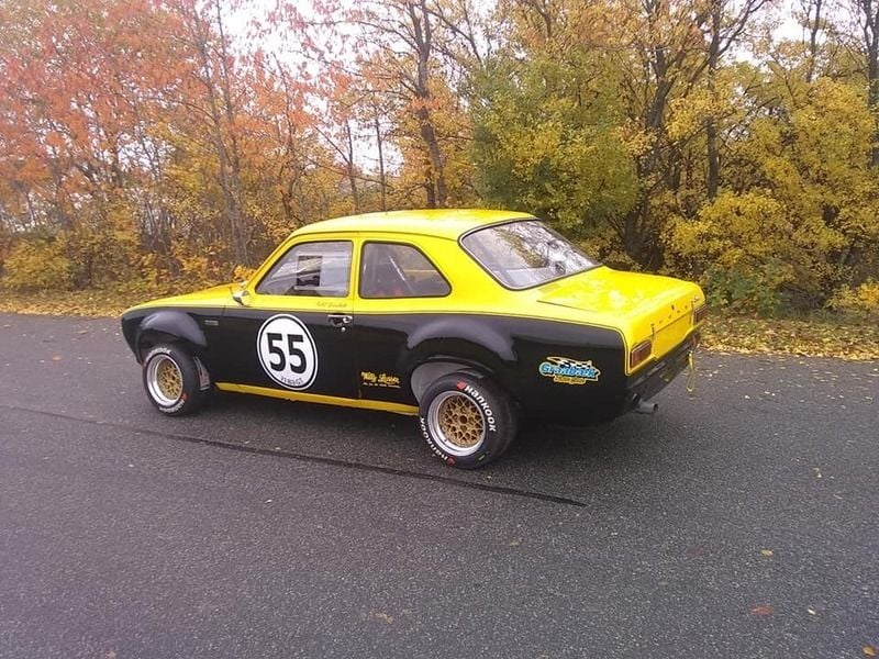 Gul Brugt 1969 Ford Escort | 325.000 kr. - Billede 1/3