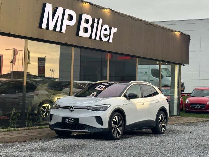 Hvid Brugt 2021 VW ID.4 Pro Performance SUV | 209.700 kr. (God pris) - Billede 1/4