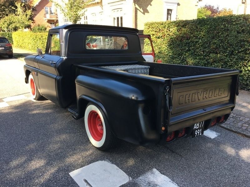 Brugt Chevrolet C10 350 HK (257 kW) 1966 Sort Afhentning