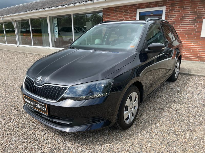 Sort Brugt 2018 Skoda Fabia Ambition Stationcar | 129.900 kr. (Dyr) - Billede 1/4