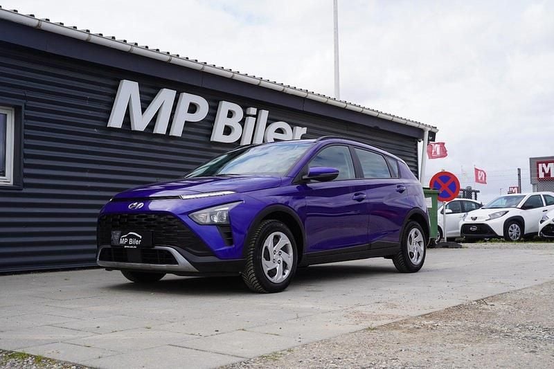 Blåmetal Brugt 2022 Hyundai Bayon Essential SUV | 169.900 kr. (Dyr) - Billede 1/4