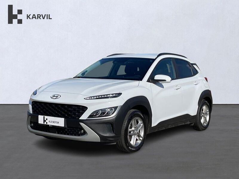 Hvid Brugt 2021 Hyundai Kona Advanced SUV | 149.900 kr. (Fair pris) - Billede 1/4