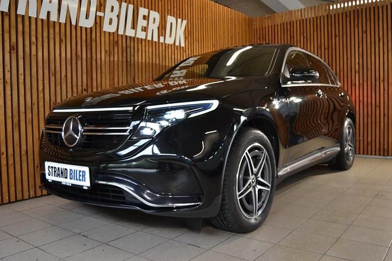 Brugt Mercedes EQC400 AMG line 300 kW (408 HK) 2020 Sort SUV