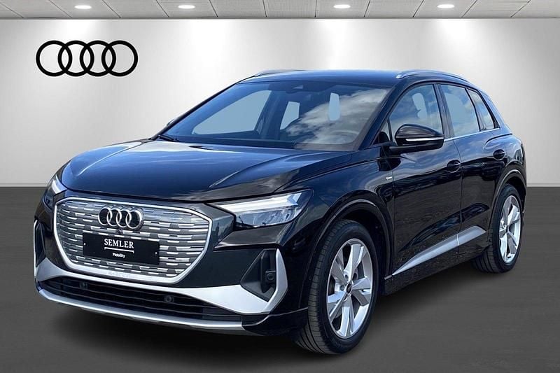 Sortmetal Brugt 2023 Audi Q4 e-tron S-Line SUV | 309.900 kr. (Fair pris) - Billede 1/4