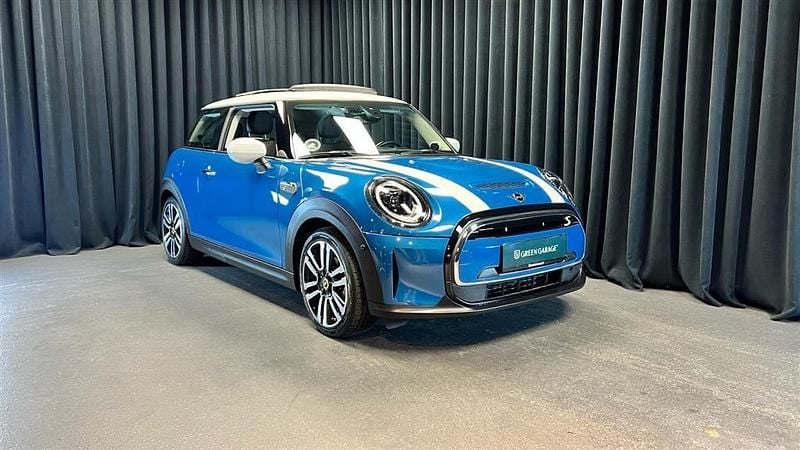 Island blue metallic Brugt 2022 Mini Cooper SE Hatchback | 174.900 kr. (Fair pris) - Billede 1/1