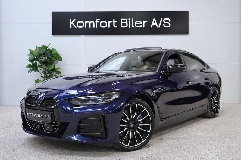 Brugt BMW i4 M Sport 400 kW (544 HK) 2022 Mørkblåmetal Sedan