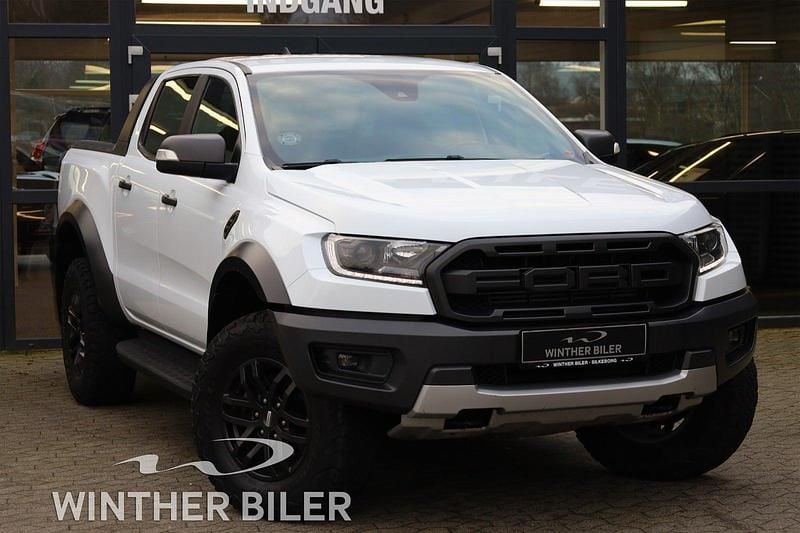 Hvid Brugt 2019 Ford Ranger Raptor Afhentning | 229.900 kr. - Billede 1/4