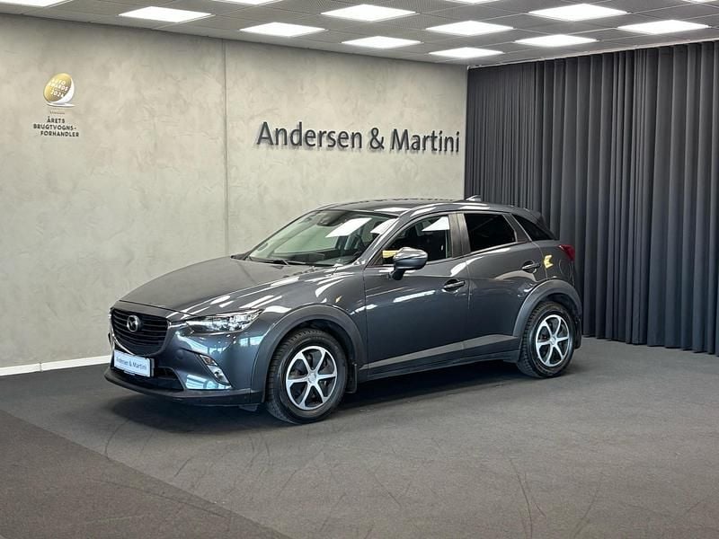 Grå Brugt 2016 Mazda CX-3 Vision SUV | 128.900 kr. (Fair pris) - Billede 1/4