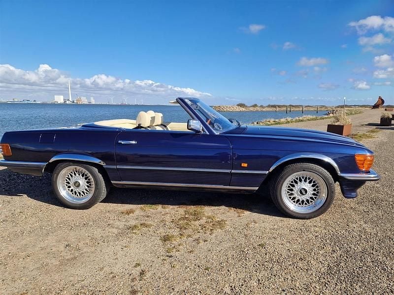 Brugt Mercedes SL280 107 HK (78 kW) 1976 Blå Cabriolet