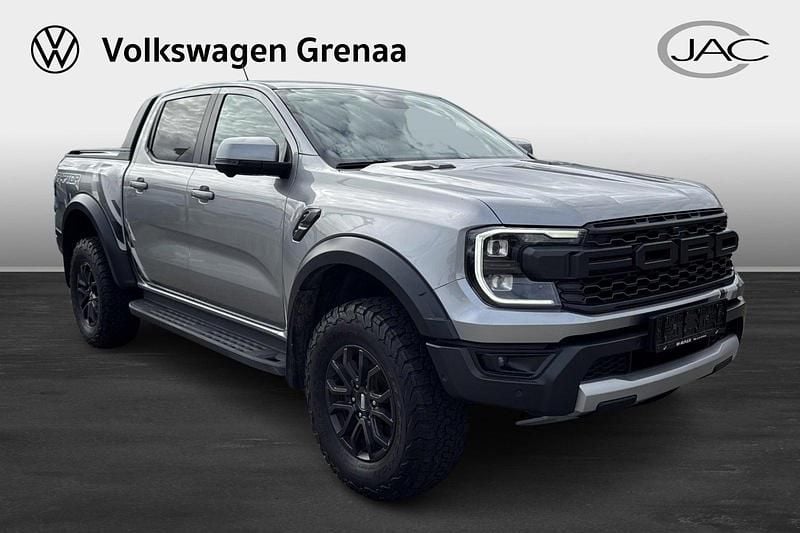 Sølvmetal Brugt 2023 Ford Ranger Raptor Afhentning | 359.900 kr. - Billede 1/4