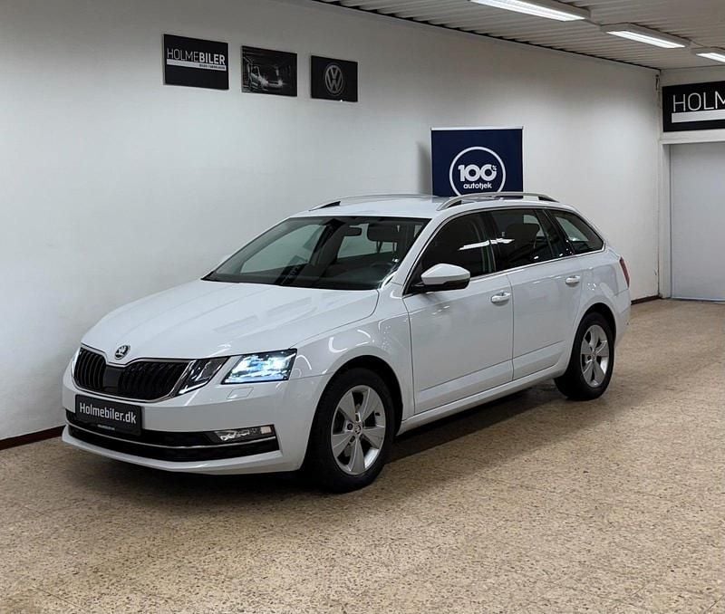 Hvid Brugt 2018 Skoda Octavia Style Stationcar | 144.600 kr. (Lidt for dyr) - Billede 1/4