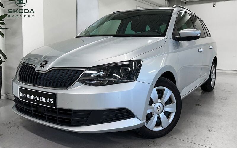 Brilliant silver Brugt 2018 Skoda Fabia Ambition Stationcar | 114.900 kr. (Fair pris) - Billede 1/4