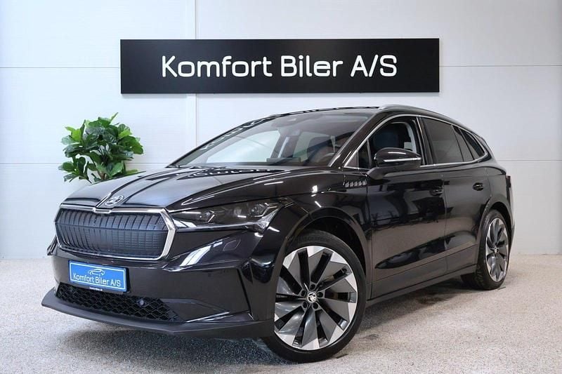 Sortmetal Brugt 2022 Skoda Enyaq iV Suite SUV | 239.900 kr. (Fair pris) - Billede 1/4