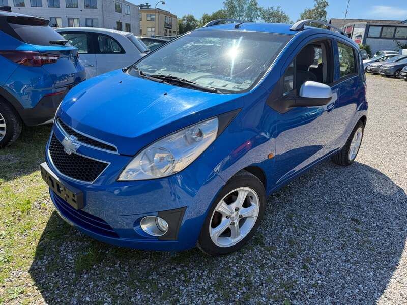 Blå Brugt 2012 Chevrolet Spark LT Hatchback | 14.990 kr. (God pris) - Billede 1/4