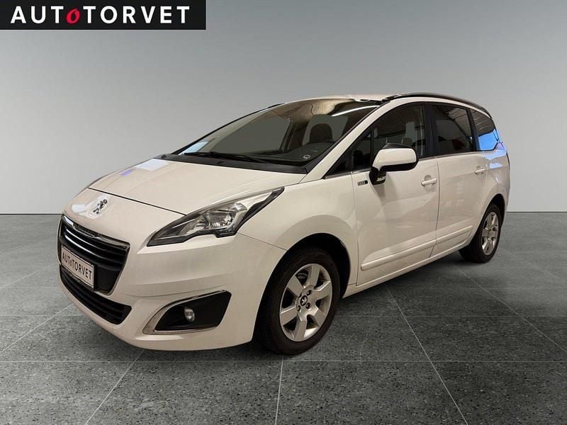 Hvid Brugt 2015 Peugeot 5008 Style MPV | 64.700 kr. (God pris) - Billede 1/4