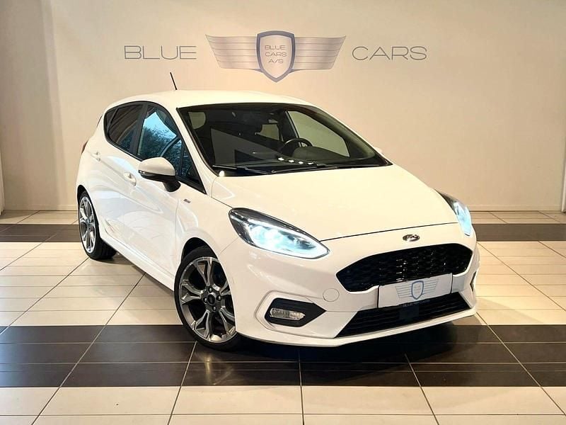 Hvid Brugt 2018 Ford Fiesta ST-Line Hatchback | 79.900 kr. (Fair pris) - Billede 1/4