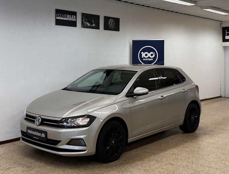 Champagnemetal Brugt 2019 VW Polo Comfortline Hatchback | 134.800 kr. (Fair pris) - Billede 1/4