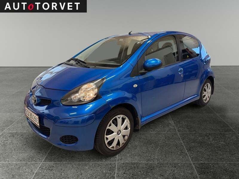 Blåmetal Brugt 2012 Toyota Aygo Hatchback | 24.700 kr. (God pris) - Billede 1/4